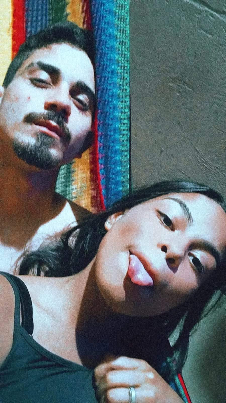 Selfie do casal