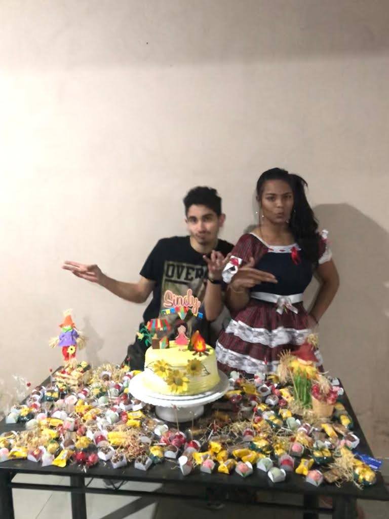Momento especial de aniversário